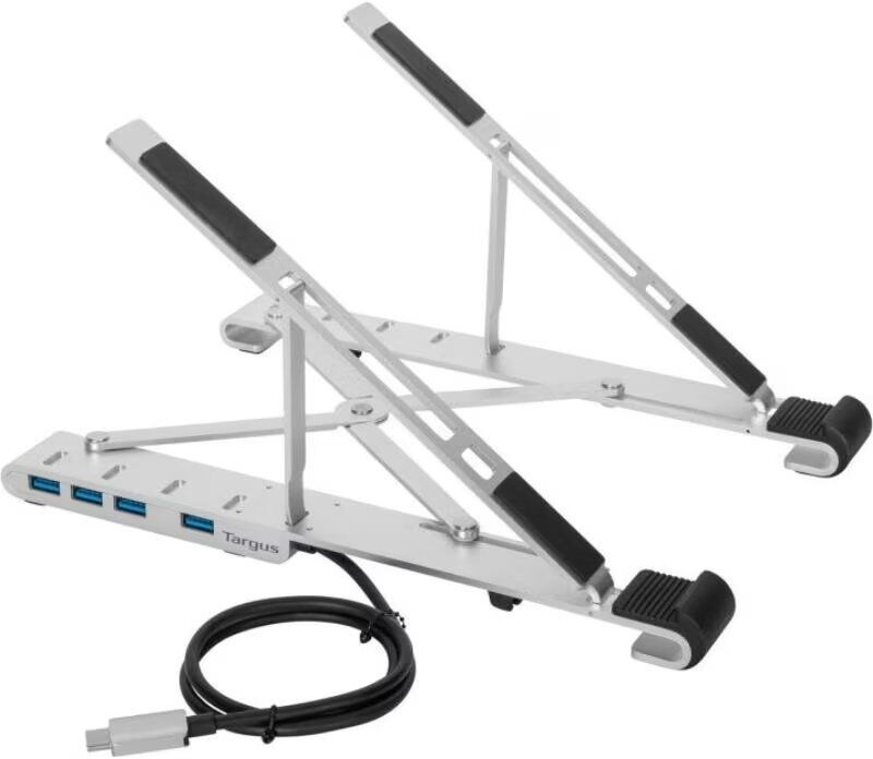 Targus Base Para Portátil Con Hub Integrado 4x Usb-A Plata Talla Única Unisex