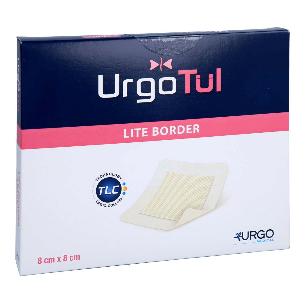 Avitamed GmbH Urgotül Lite Border 8x8 Cm Verband 17375827
