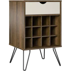 Weinregal Harmony Dunkelbraun ca. 51x80x45cm