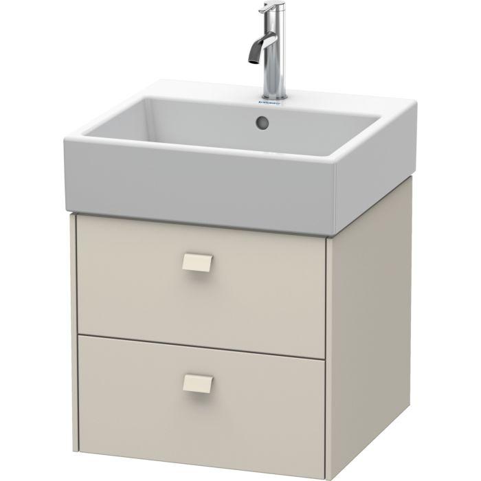 Duravit Brioso Waschtischunterbau BR415209191 484x459mm, Taupe, 2 Auszüge