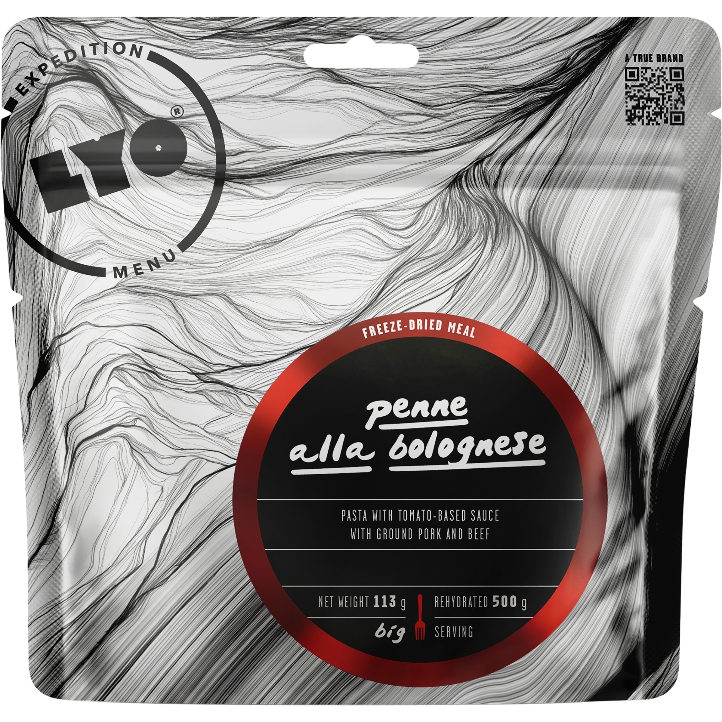 Lyofood Penne alla Bolognese Trekkingnahrung grau Größe 128g