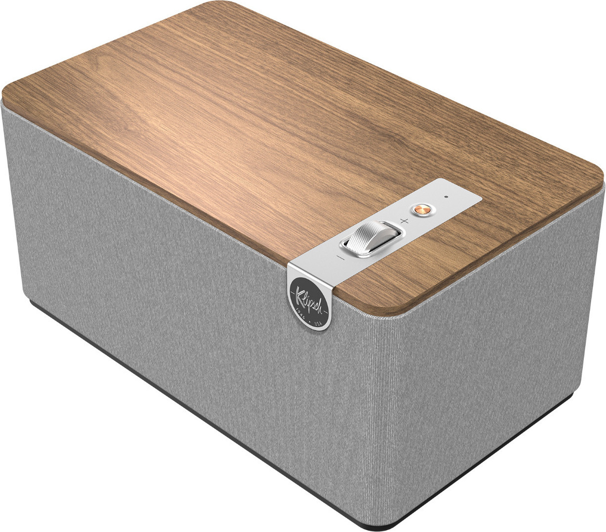 Klipsch The Three PLUS, 2.1 Kanäle, Verkabelt & Kabellos, 120 W, 45 - 20000 Hz, Walnuss