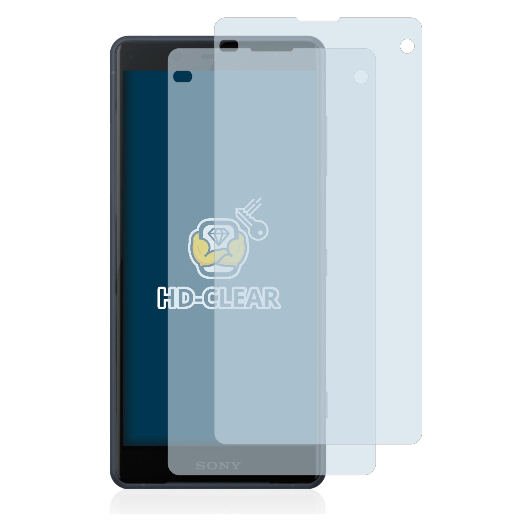Brotect Schutzfolie für Sony Xperia Z2 Compact Displayschutz Displayschutzfolie Folie Klar Transparent (2 Stk., Sony Xperia Z2 Compact) (1812051)