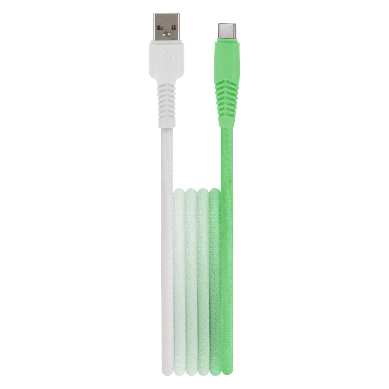 Setty cable USB - USB-C 1,5 m 3A KGA-C-1.5320 mint-white gradient (1.50 m, 15 W) (59390843)
