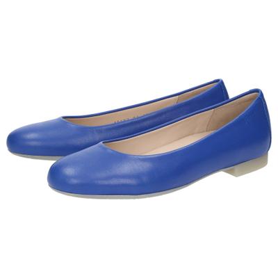 Ballerina SIOUX "Villanelle-701", Damen, Gr. 39.5 (UK 6), blau, Obermaterial: 100% Lammnappaleder LANA. 100% Gummi rubber., Schuhe Ballerina