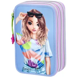Depesche 3-Fach Federtasche TOPModel FLASH lila