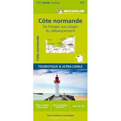 Michelin Normandie Küste, Karte von Carte Zoom 117, Michelin, 978-2-06-720985-5