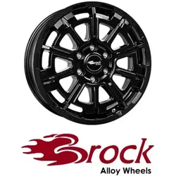Brock B45 7,5x18 6/120 ET48 Schwarz Glanz