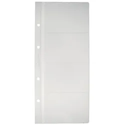 DURABLE Ersatzhüllen 2387-19 A4 80 Karten Transparent 11,2 x 9,5 x 28,4 cm 10 Stück