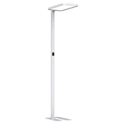 Rutec Projekt LED Stehleuchte BRONWE, Direkt/Indirekt, mit Sensoren + Touch-Dimmer, 195cm, UGR <19, 80W 4000K 8000lm 120° RUP-PBZ201