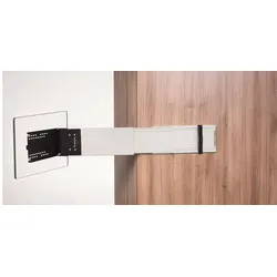 Caratec Flex CFA102L TV Halter seitlicher Auszug silber