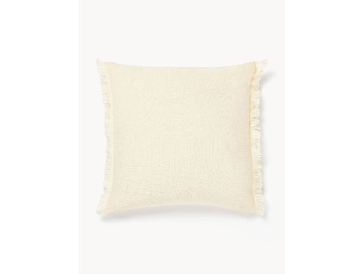 Housse de coussin en lin tissé à la main Luana