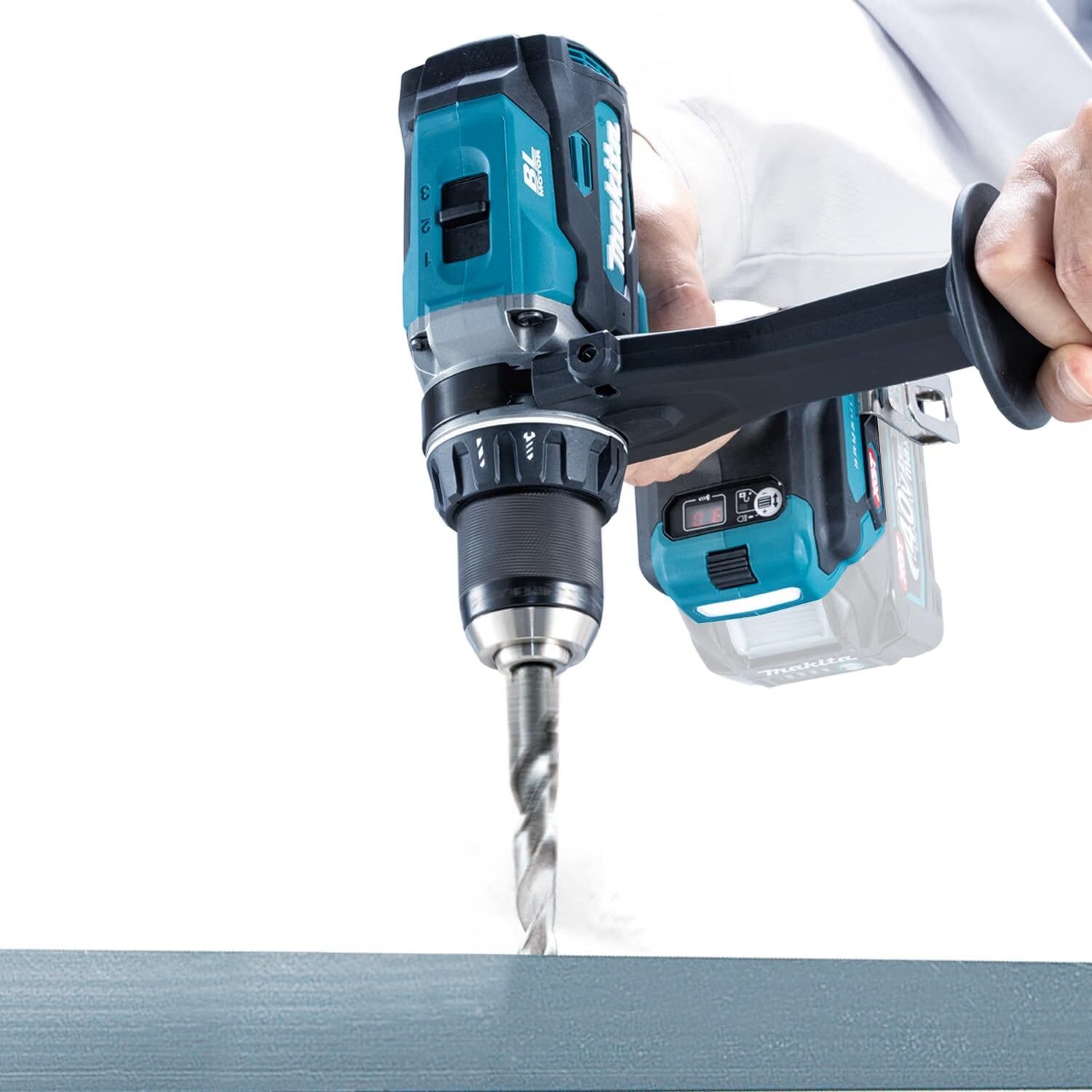 Makita DK0249G201 40Vmax XGT Brushless Twin Kit – HP003G Combi Drill, TD004G Impact Driver, 2 × 4.0Ah Batteries & Makpac Type 4 Case
