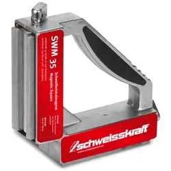 Schweisskraft schaltbarer Schweißwinkelmagnet SWM 35 - 55kg  90° - Magnetwinkel