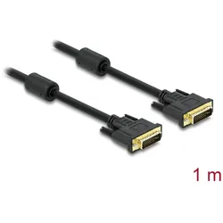 DELOCK DVI Kabel DVI(24+5) -> DVI(24+5) St/St 1.00m Gold