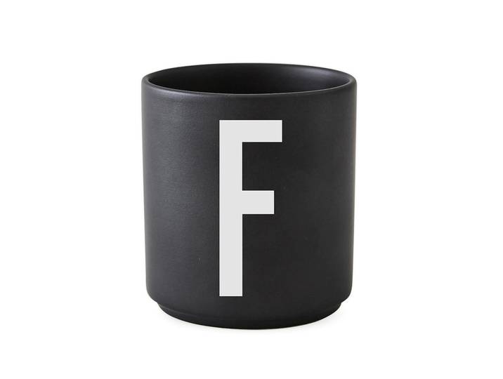 Design Letters Mug Design Letters noir F