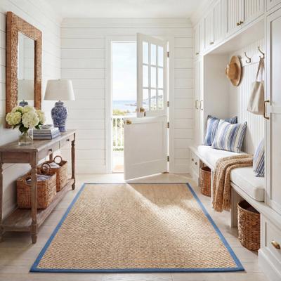 SAFAVIEH Natural Fiber Marina Basketweave Seagrass Rug