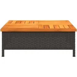 vidaXL, Gartenbeistelltisch + Gartenservierwagen, Hadorano