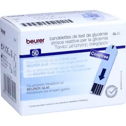 Beurer Gl 40 Blutzuckerteststreifen 50 ST