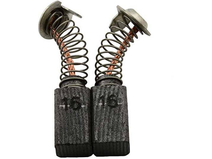 Buildalot Specialty koolborstels ca-07-94953 voor Hitachi zaag CJ 65V - 6,5x7,5x13mm - met veren, kabel en stekker - vervanging voor originele onderdelen 999021, 999070 & 999084