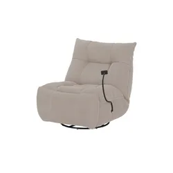 uno Sessel mit Relaxfunktion Tokyo , beige , Maße (cm): B: 83 H: 85 T: 106.0
