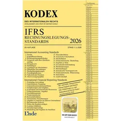 KODEXIFRS-Rechnungslegungsstandards2026, Fachbücher von Alfred Wagenhofer, Werner Doralt, Alfred, Wagenhofer, Alfred Wagenhofer Werner Doralt