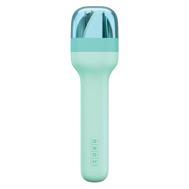 ZOKU Besteck-Set To Go, 3-teilig Teal (3 Stk., Besteck Set) (35897029)