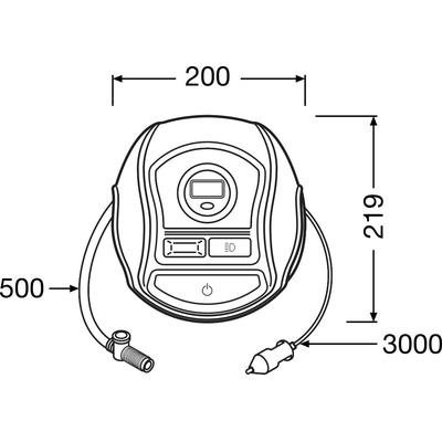 OSRAM Druckluftreifenprüfer/-füller oti400