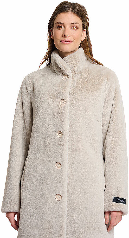 RINO&PELLE Mantel in Felloptik NONNA creme   46 46