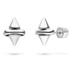 Paar Ohrstecker LIEBESKIND BERLIN "Spikes", silber (edelstahlfarben), Ohrringe, Damen, Edelstahl