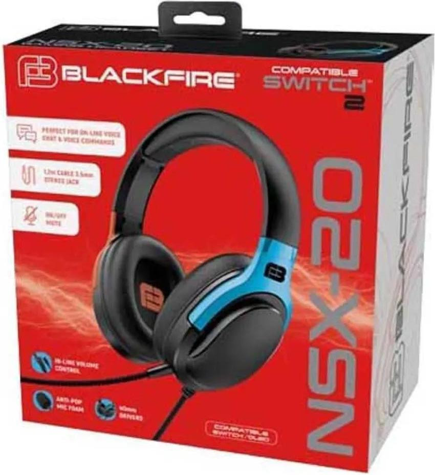 Blackfire Switch2 NSX-20 Gaming-hoofdtelefoon - Zwart