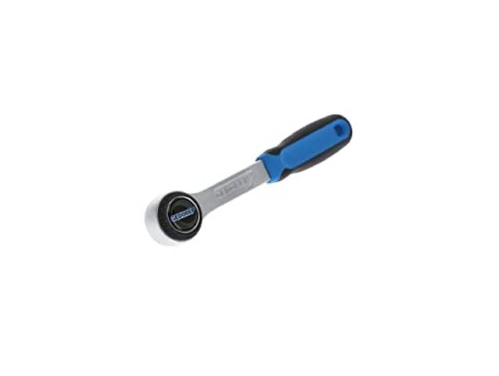 GEDORE Cliquet réversible\, 1/4 pouce\, Entraînement 6\,3 mm\, Angle de reprise à 5°\, Longueur 129 mm\, Poignée à 2 composants\, 2093 U-3