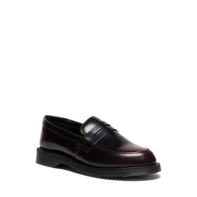 Slipper DR. MARTENS "Temara", Damen, Gr. 40, Leder, rot (weinrot), Schuhe Slipper, Blockabsatz, Mokassin, Loafer mit modischem Zierriegel