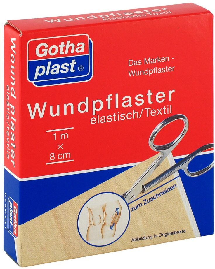 Gothaplast Wundpfl.elast 8 cmx1 m geschnitten