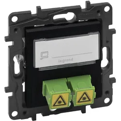 Legrand 864544 Niloe Step Sc/Apc Fibre Optic Farbe: Schwarz