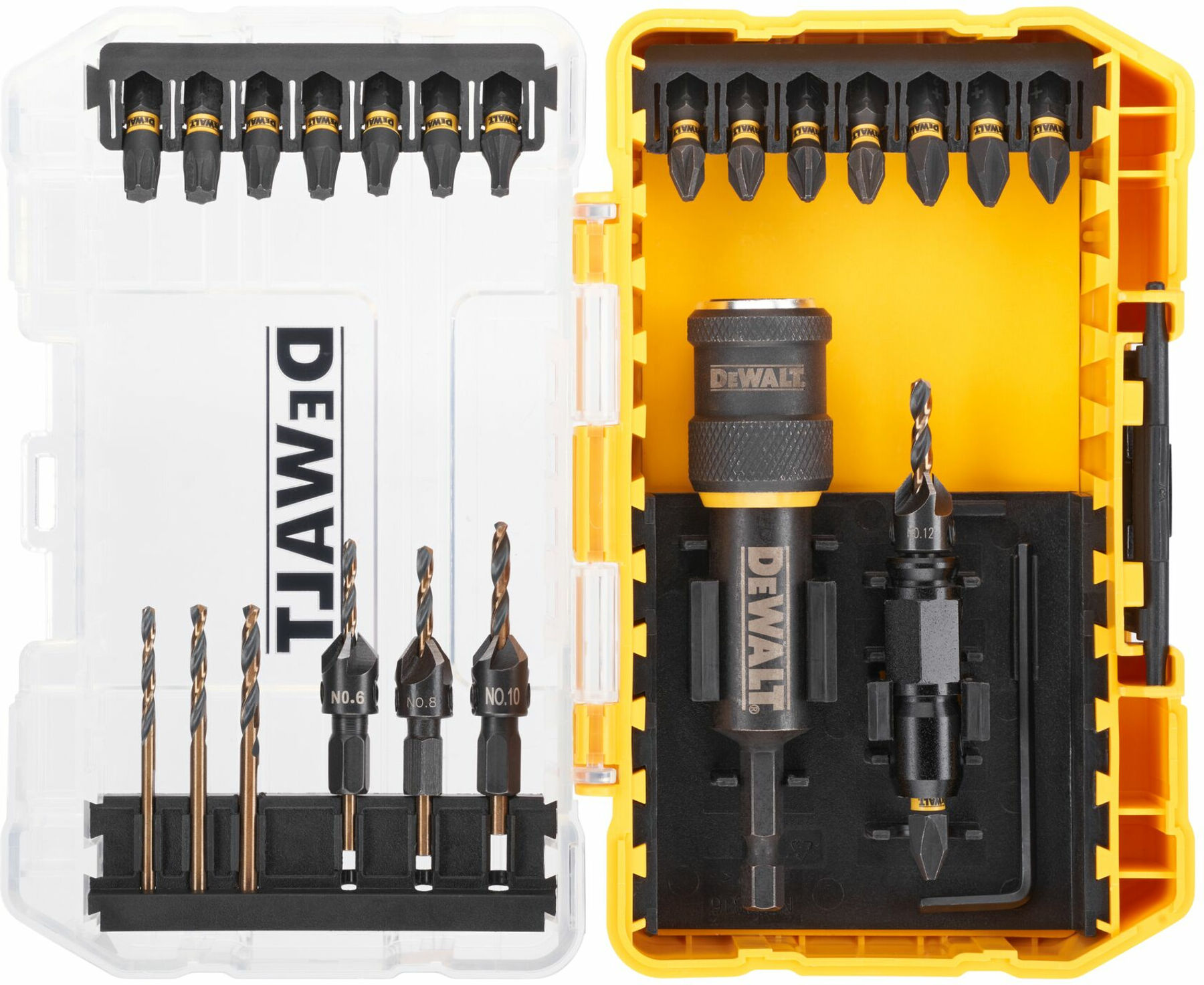 DEWALT Wechseladapter FLEXTORQ Bit&Bohrer-Set; (DT70779T-QZ)