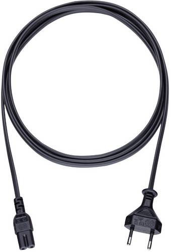 Oehlbach Strom Anschlusskabel [1x Euro-Stecker - 1x Kleingeräte-Buchse C7] 5.00m Schwarz Powercord C 7