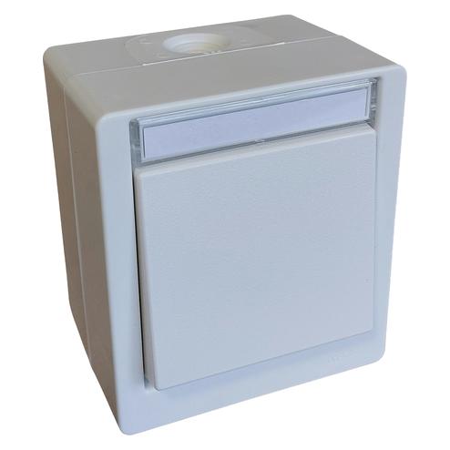 N&L Elektrotechnik N & L 27720 Wechselschalter Komplett Aufputz Weiss (27720)