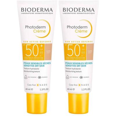 Bioderma Photoderm Creme SPF 50+ hell 2x 2x40 ml