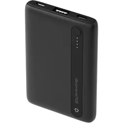 dbramante1928 re-charge - Power Bank - 5K - BLK, 5000 mAh, Lithium Polymer (LiPo), Schwarz (5000 mAh, 18.50 Wh), Powerbank, Schwarz