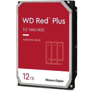 WesternDigital Festplatte WD Red Plus WD120EFGX, 3,5 Zoll, intern, SATA III, 12TB, OEM