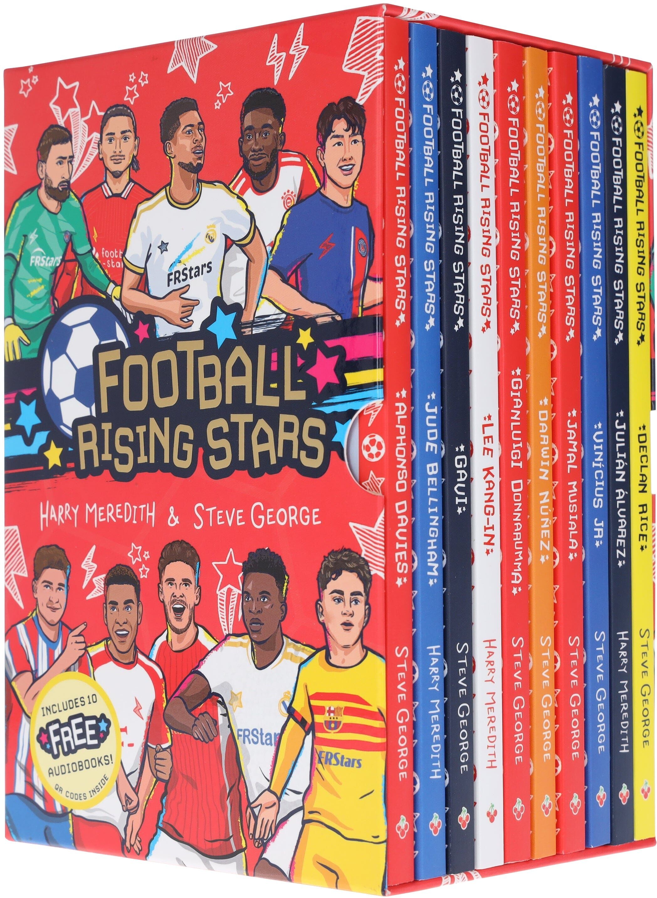 Football Rising Stars Series 2: by Harry Meredith & Steve George 10 Books Collection Box Set - Ages 7-9 - Paperback Sweet Cherry Publishing