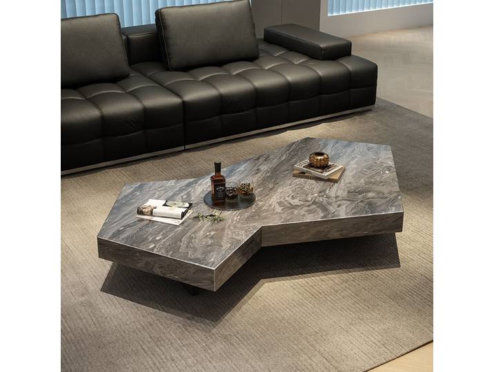 Affichage Table basse esthétique Design italien organisateur Table basse Unique Simple luxe Mesa Centro Salon maison accessoires
