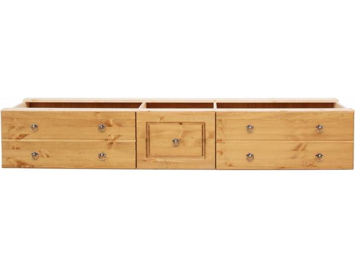 OTTO home Schubkasten Hugo, Bettkastenmodul mit 3 Schubladen für eine Bettseite, für das gleichnamige Massivholzbett, massive Kiefer, FSC®