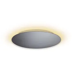 Escale LED-Deckenleuchte Blade Alu, Eisen, Stahl & Metall Grau Anthrazit