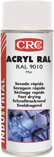 CRC 31066-AA Acryllack Weiß (matt) RAL-Farbcode 9010 400ml