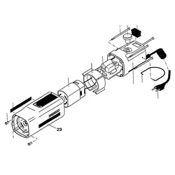 PROXXON 28530-23 Motorgehäuse für Stichsäge SS 230/E 230 Volt