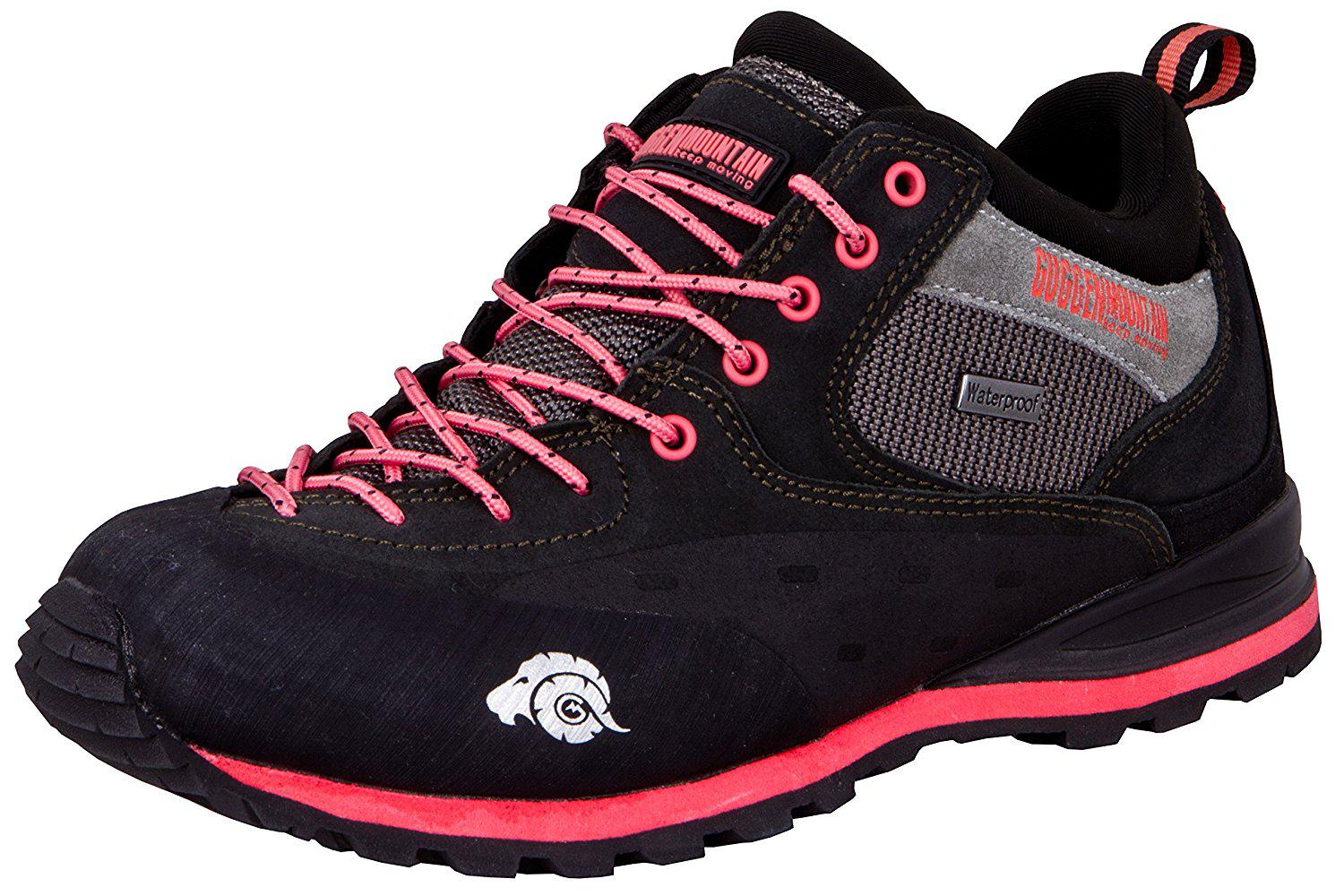 Damen Wandern Trekkingschuhe Schwarz