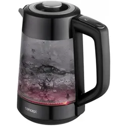 Concept Elektrischer Glaskessel mit Temperaturregelung RK4195, Wasserkocher