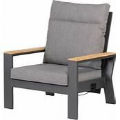 Exotan Valerie loungestoel antraciet